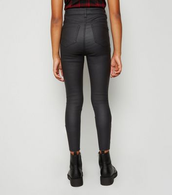 new look leather jeans