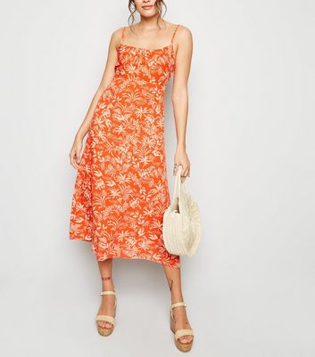 tropical dress new look