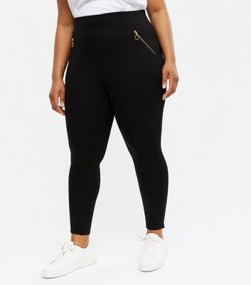 New look zip outlet leggings