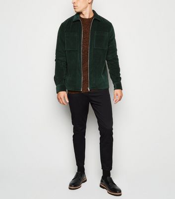 Veste velour verte homme hot sale