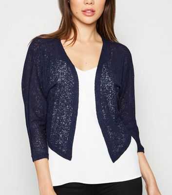 new look navy cardigan