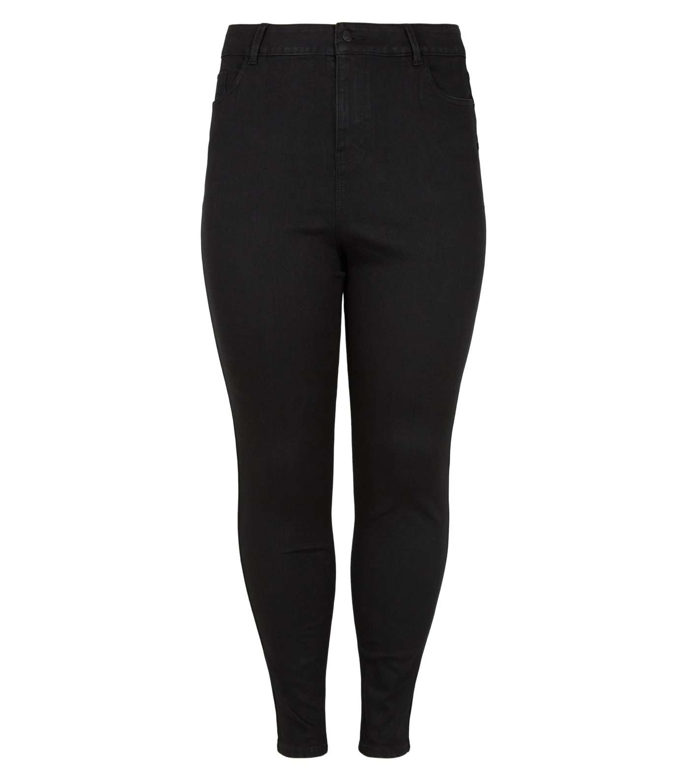 Curves Black Lift & Shape Jenna Skinny Jeans Image 5
