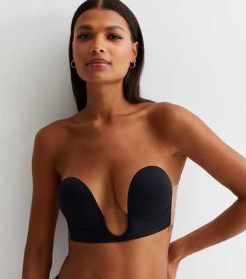 Perfection Beauty Black C Cup Plunge Stick On Bra