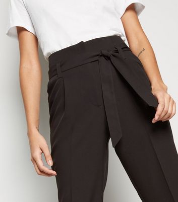 Buy New Look Nylon Shimmery Black Trousers Online for Women  Etashee