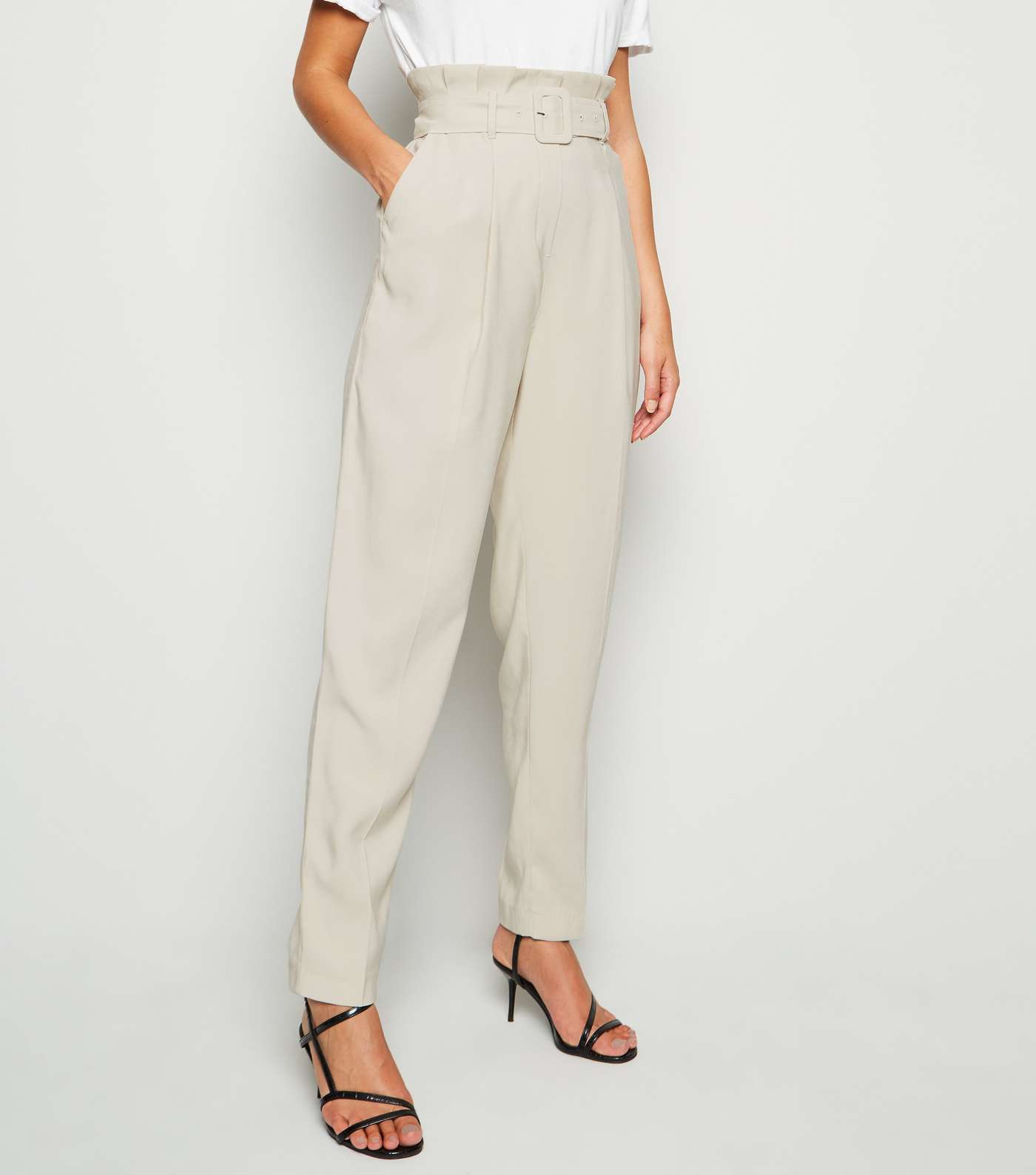 Tall Stone High Waist Tapered Trousers Image 2