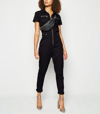 new look boiler suit denim