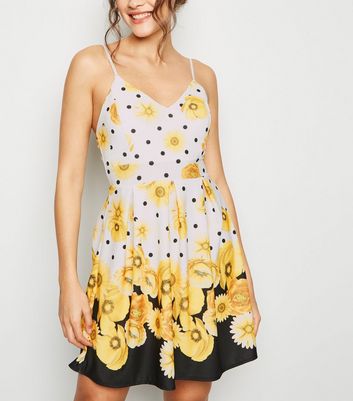 sunflower skater dress