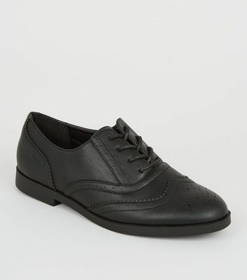 New look sales girls black shoes