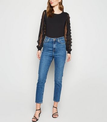 sheer black jumper