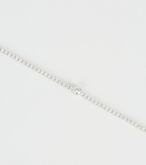 Clear Premium Cubic Zirconia Chunky Choker