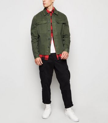 new look khaki utility jacket