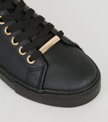 ladies black leather shoes