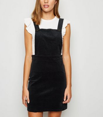 square neck pinafore dress