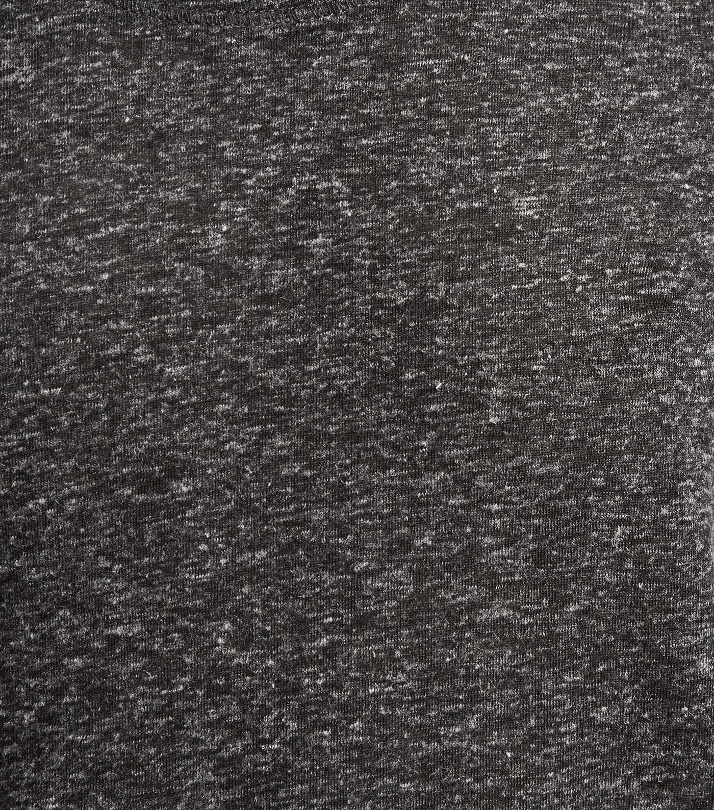 Dark Grey Marl Scoop Neck T-Shirt Image 5