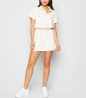 petite utility playsuit