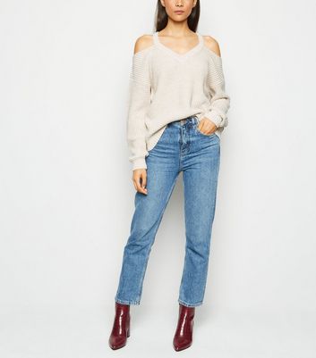 Cold shoulder discount jumper new look