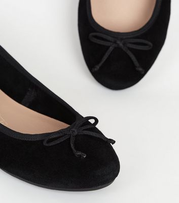 suede ballet pumps
