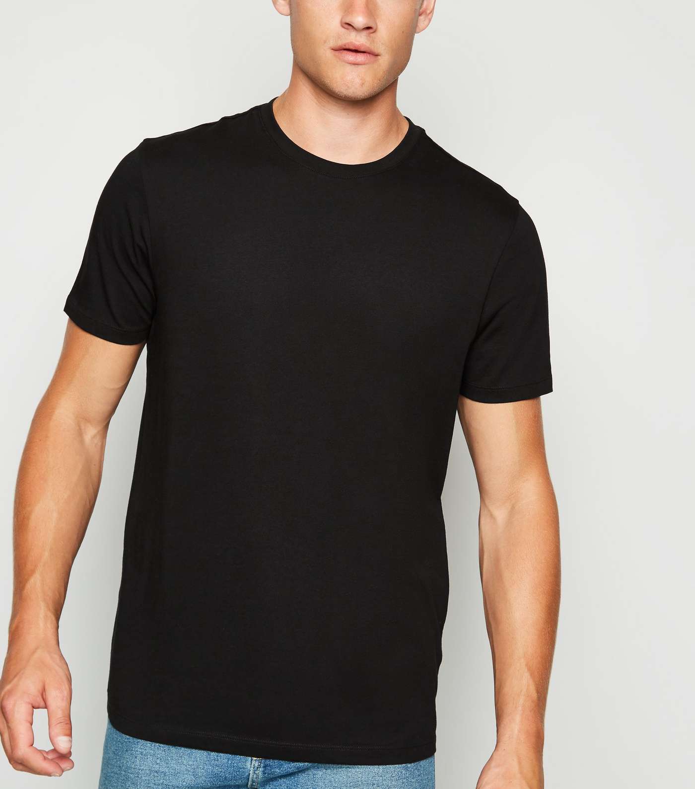 Black Short Sleeve Crew T-Shirt