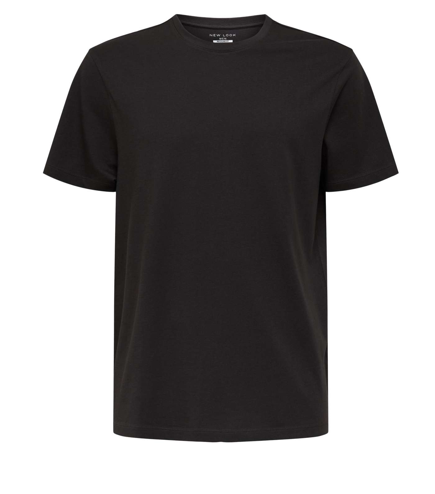 Grey Dark Short Sleeve Crew T-Shirt Image 4