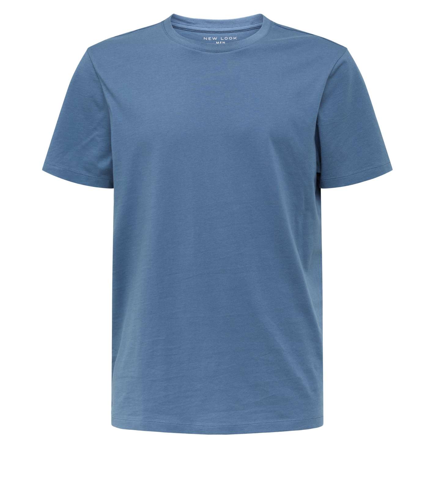 Bright Blue Short Sleeve Crew T-Shirt Image 4