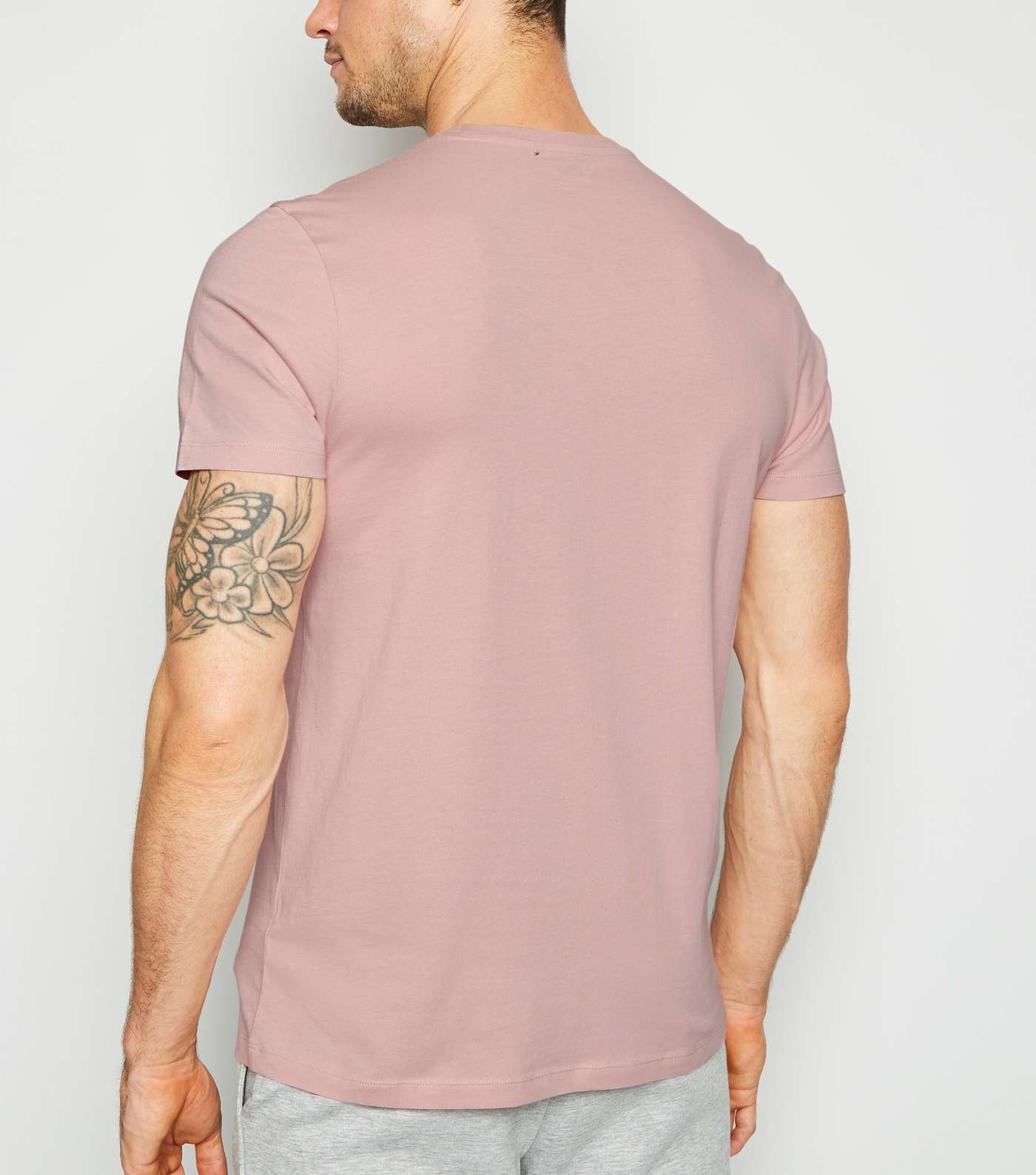 Pink Short Sleeve Crew T-Shirt Image 3