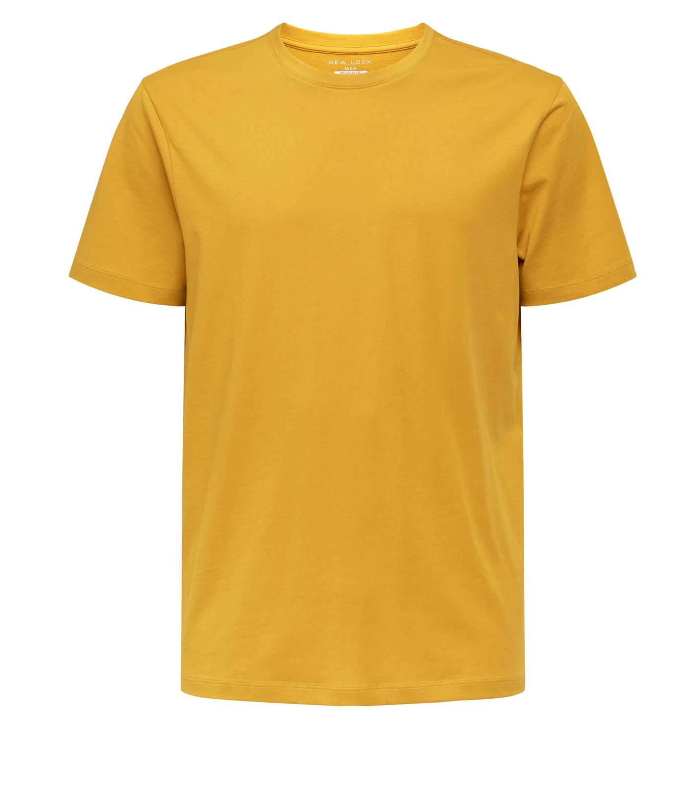 Yellow Short Sleeve Crew T-Shirt Image 4