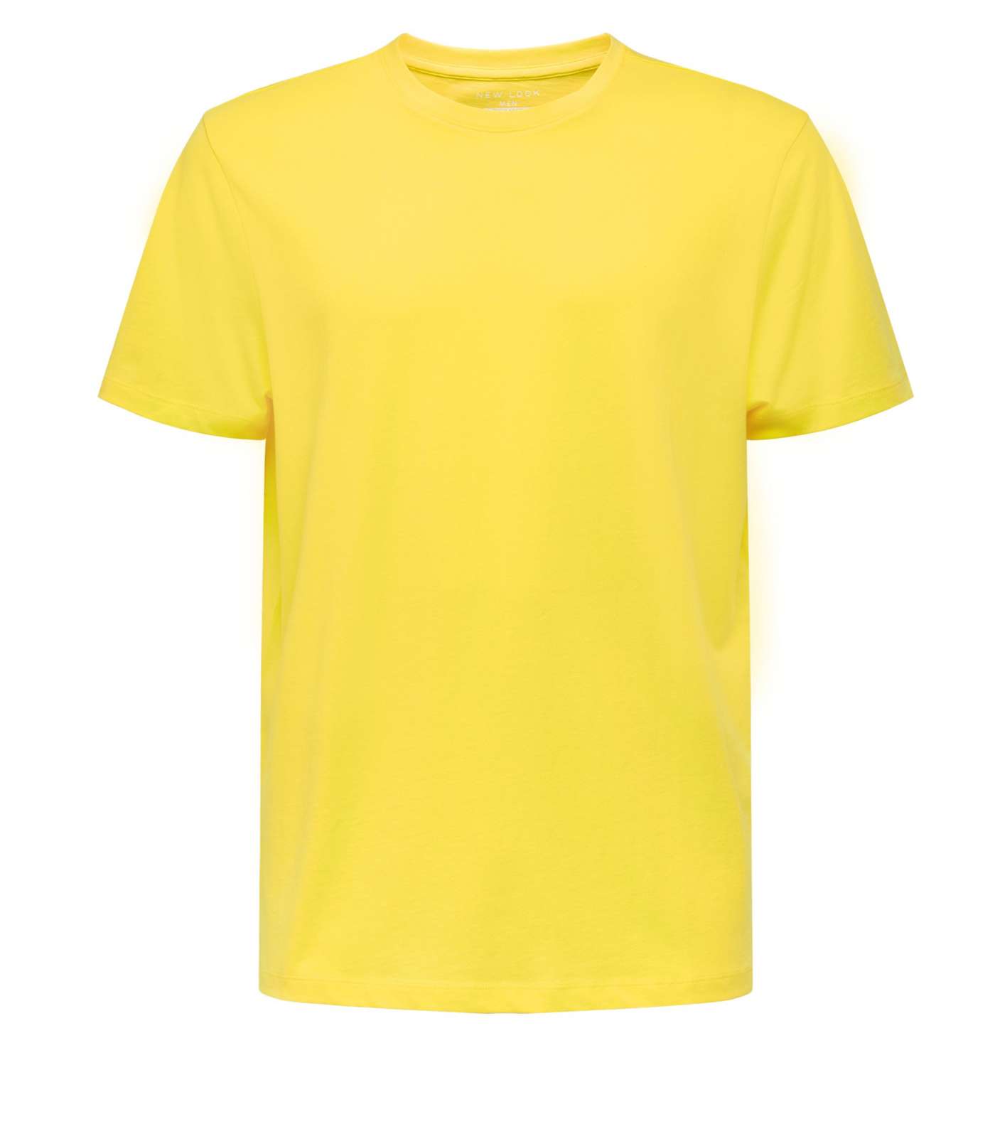 Pale Yellow Short Sleeve Crew T-Shirt Image 4