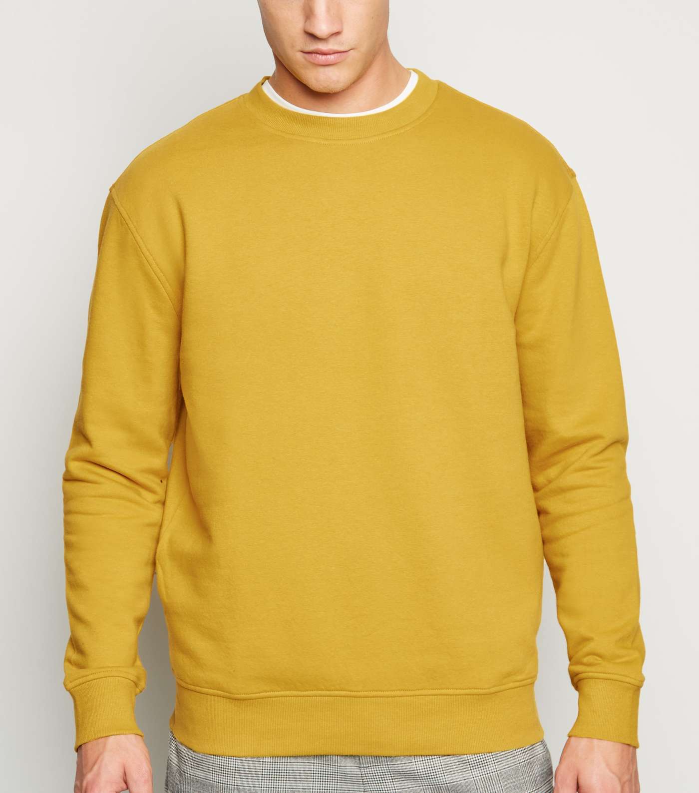 Yellow Crew Neck Sweatshirt