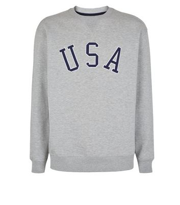 usa grey sweatshirt