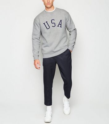 usa grey sweatshirt