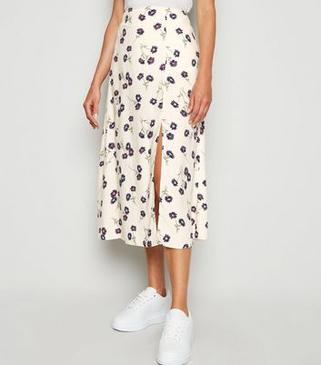 new look daisy midi skirt