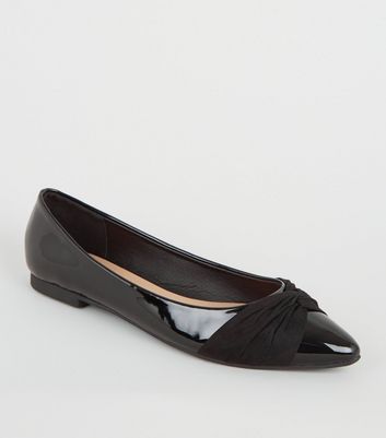 ballerines vernies noires