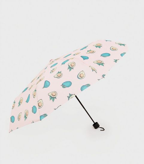 Multicoloured Avocado Collapsible Umbrella