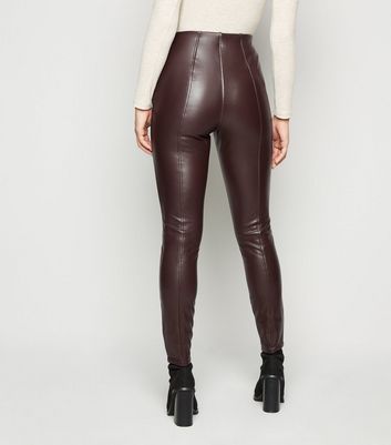 New look coated leggings best sale