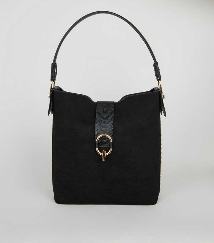 Fendi first clutch shoulder bag medium size 32cm black
