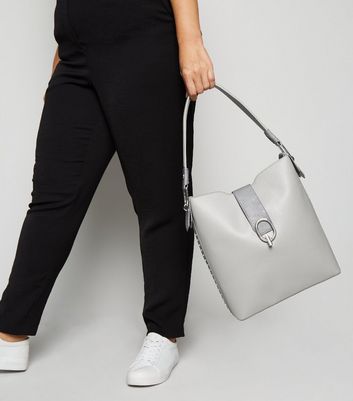 New look grey handbag online