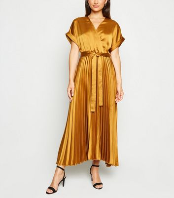 petite satin midi dress