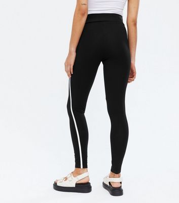 new look stripe leggings