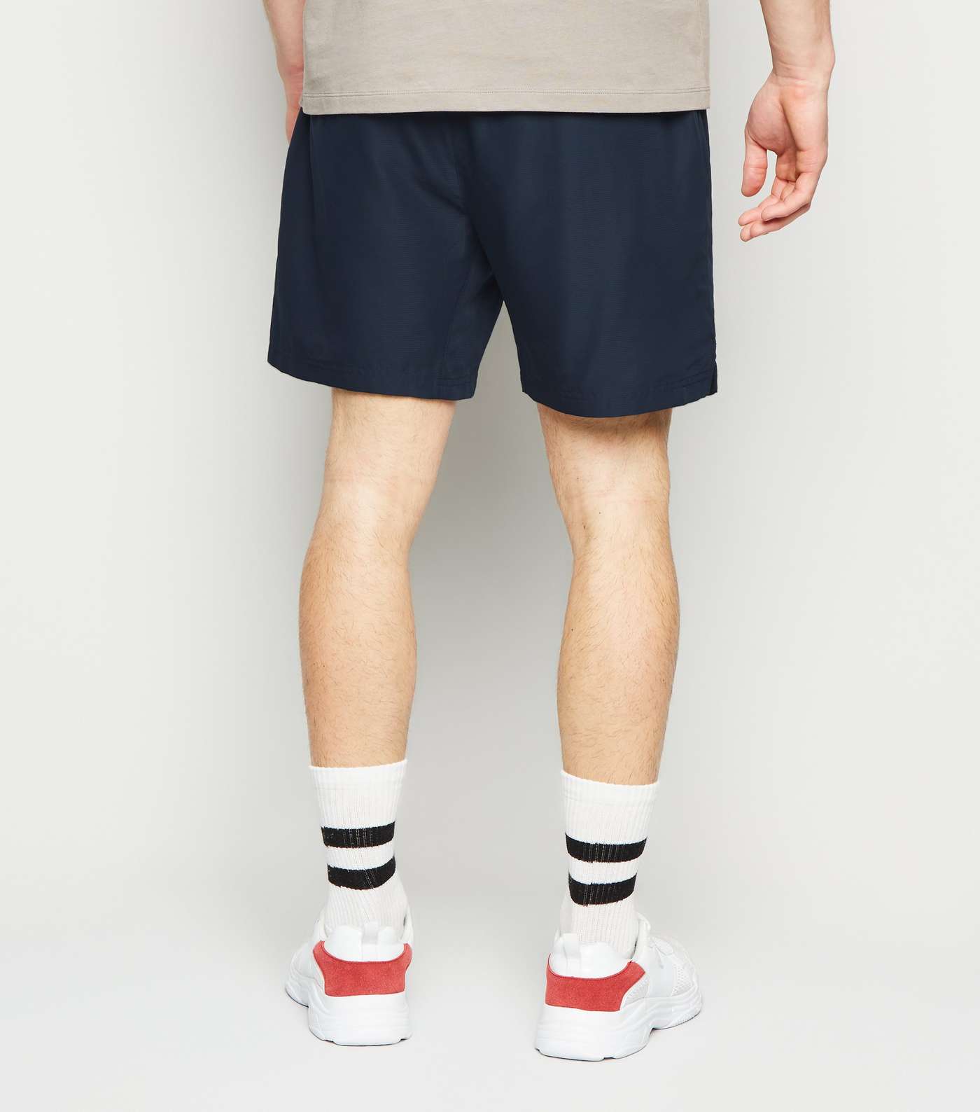 Navy Sport Shorts Image 3
