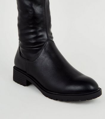 new look over the knee flat boot