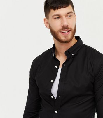 Look shops chemise noire homme