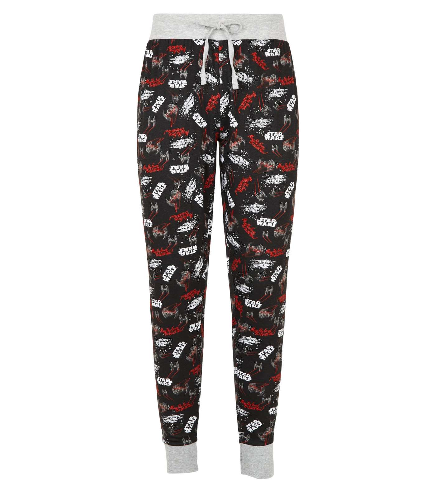 Black Star Wars Pyjama Joggers Image 4