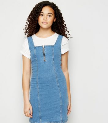 girls denim dress