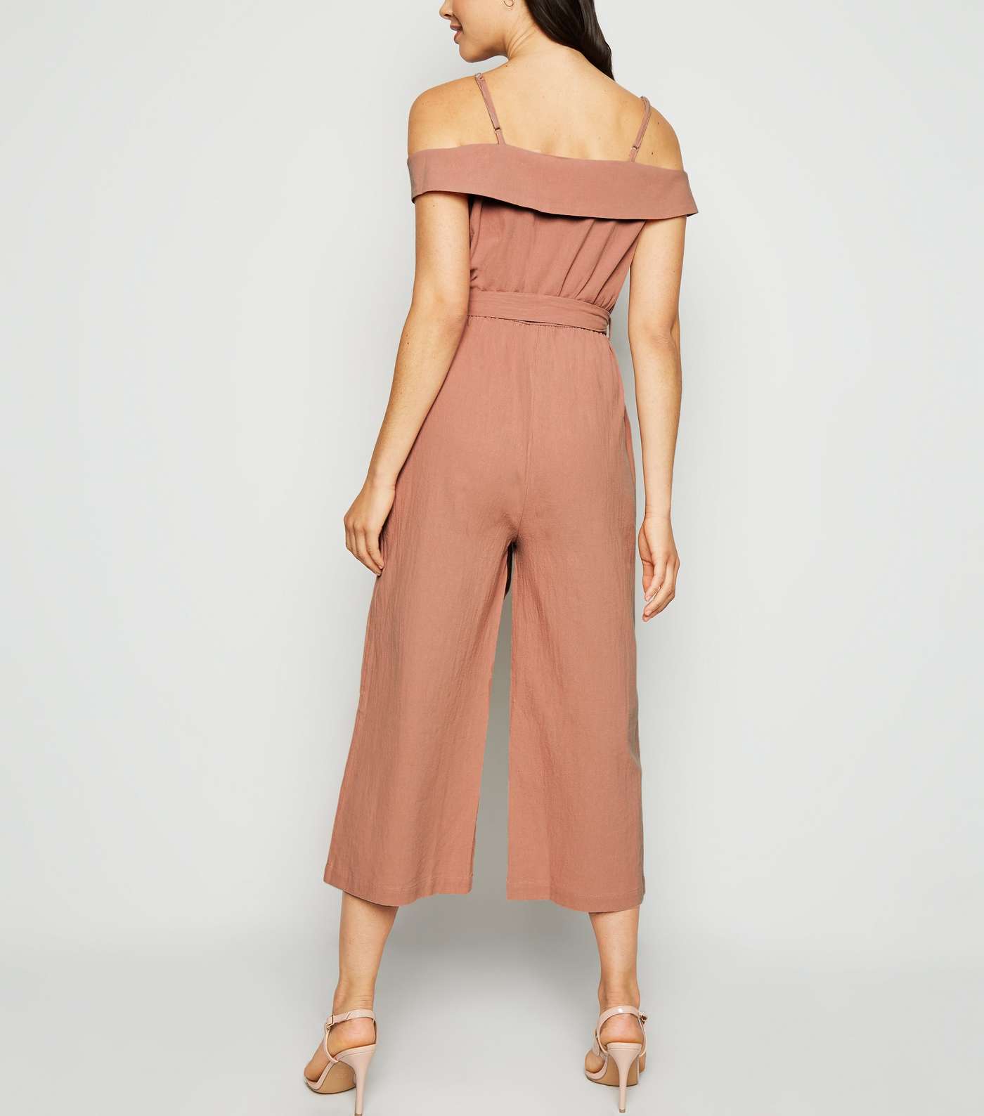 Urban Bliss Mid Pink Button Up Jumpsuit Image 2