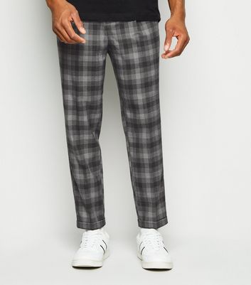 Buy Louis Philippe Sport Dark Grey Cotton Slim Fit Checks Trousers for Mens  Online @ Tata CLiQ