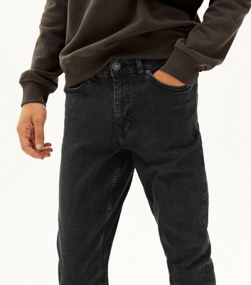Iceberg Denim Jeans With Logo in Black for Men Mens Clothing Jeans Straight-leg jeans 