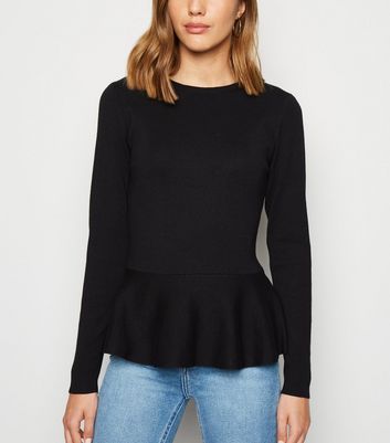 peplum jumper shirt