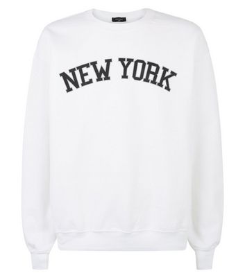 New look best sale slogan sweatshirt