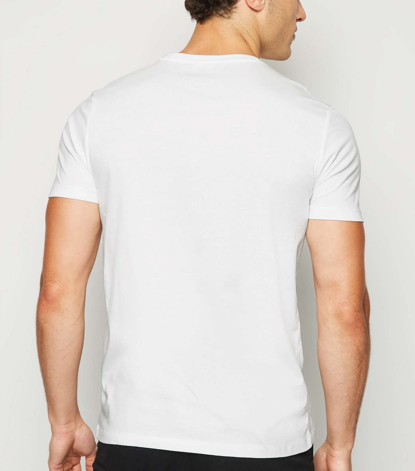 White Triangle LA California Slogan T-Shirt Image 5