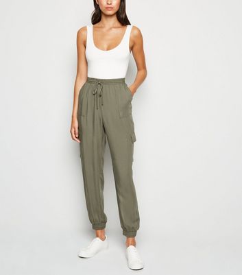 khaki joggers womens